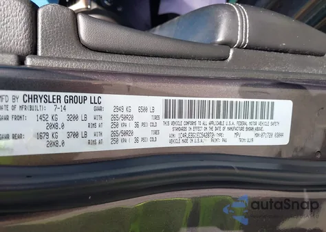 2014 Jeep Grand Cherokee Limited from USA, damaged, VIN 1C4RJEBG1EC542872